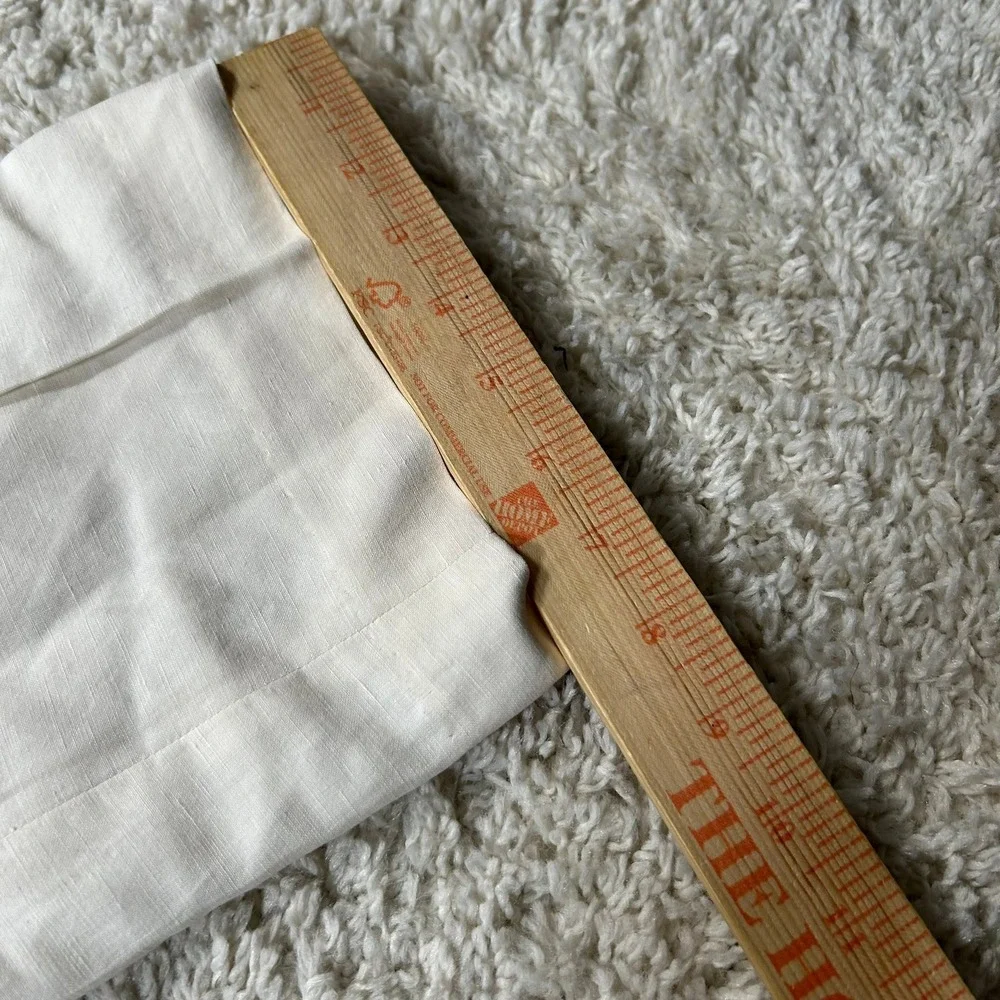 Polo Ralph Lauren Silk Linen Chino Pants 32X32 Cream Herringbone Flat Front